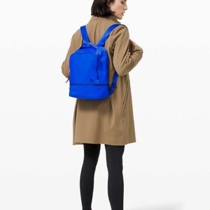 Lululemon city mini adventure backpack blue bell sold out rare multi pockets